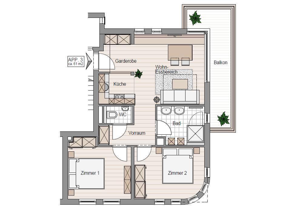 Steinberghaus Apartments Leogang Pokoj fotografie