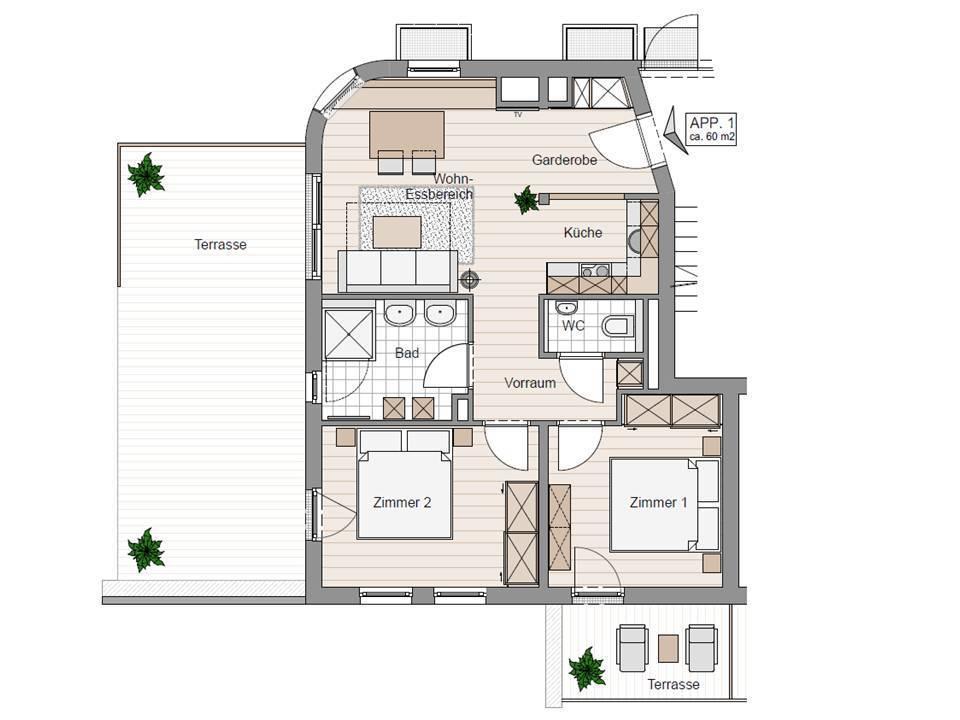 Steinberghaus Apartments Leogang Pokoj fotografie
